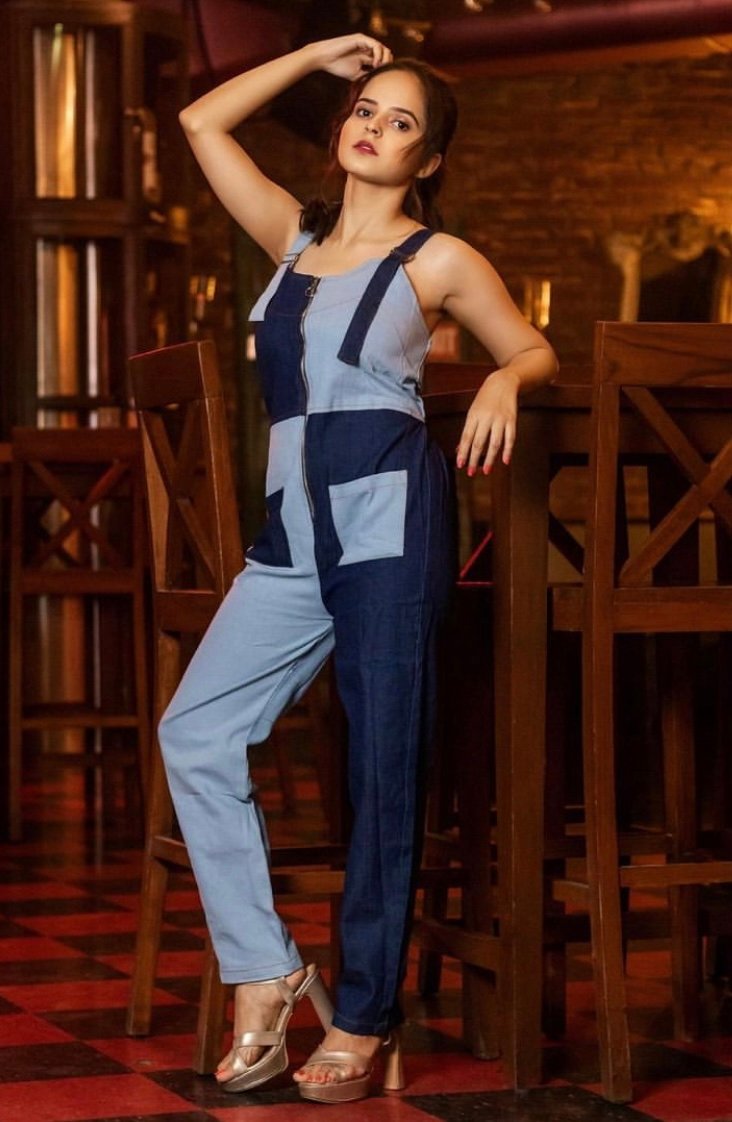COLOUR BLOCK JUMPSUIT - Image 5