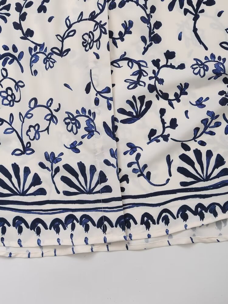 "DINA" PRINTED KIMONO SHIRT - Image 3