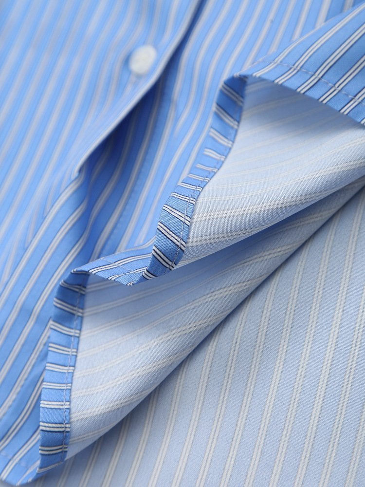 "KIRA" STRIPED SHIRT WITH FLORAL EMBROIDERY - Image 5