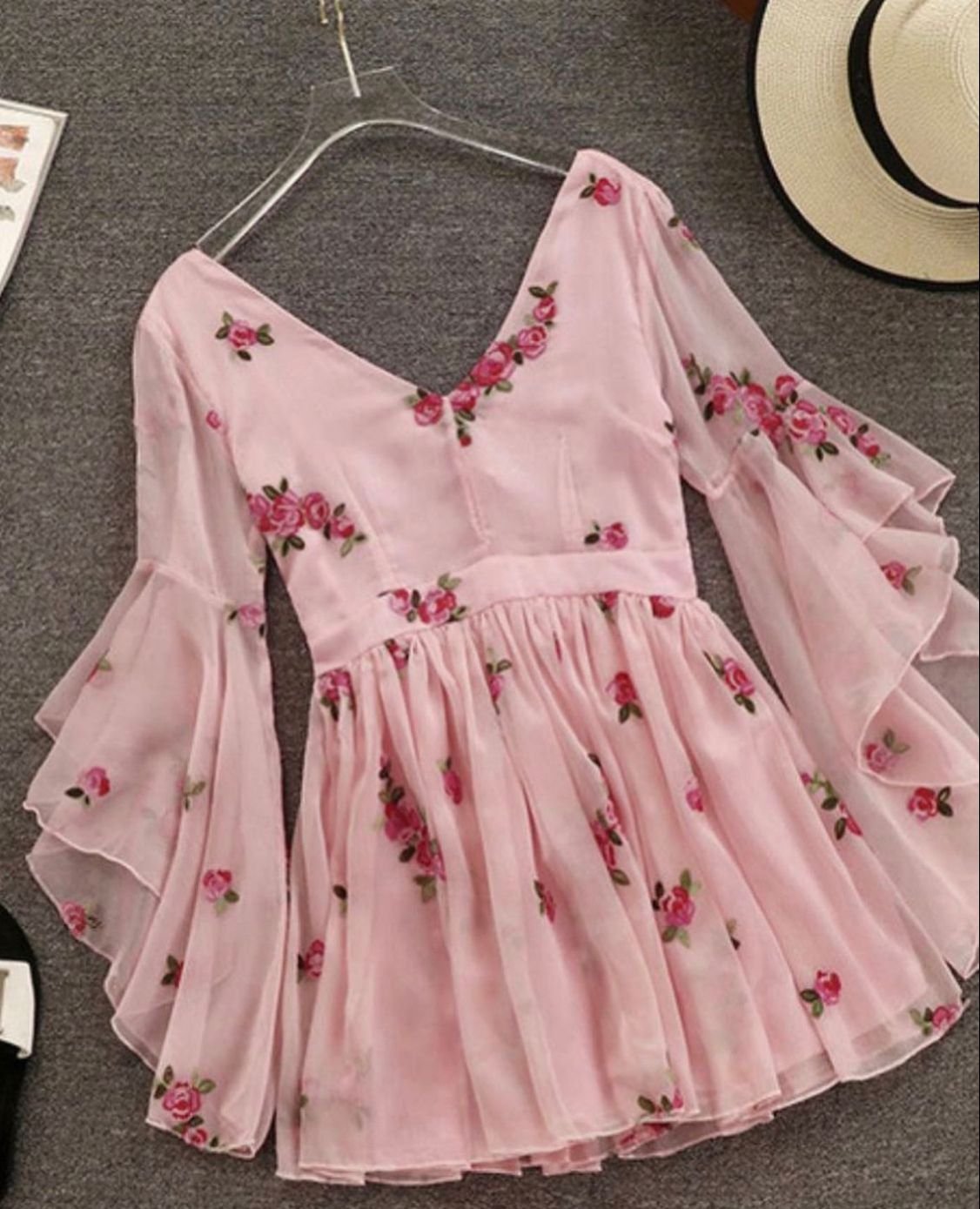 Floral Embroidered Dress