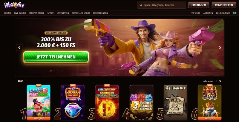 Discover westace online casino